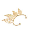 YouBella Fashion Jewellery Gold Plated Leaf Shape Earcuff Earring for Girls and Women - for Single Ear (Gold) (YBEAR_33133)